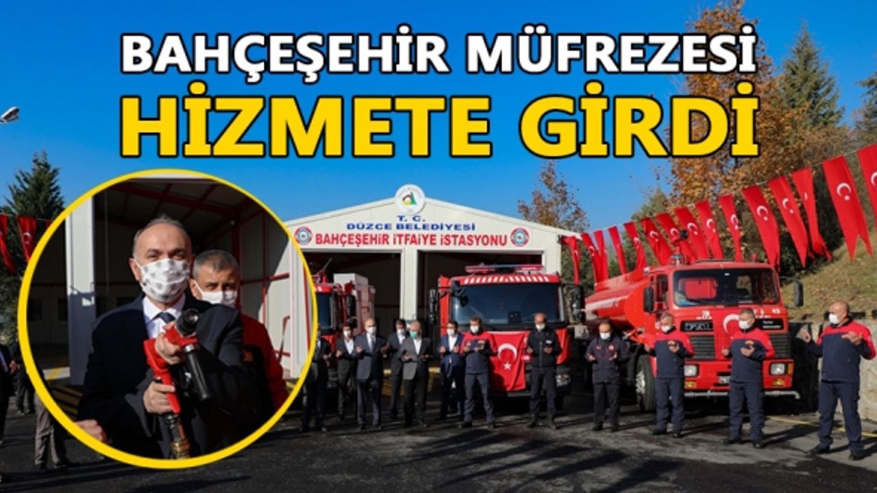 BÖLGENİN EN GÜÇLÜ İTFAİYE TEŞKİLATI KURULUYOR