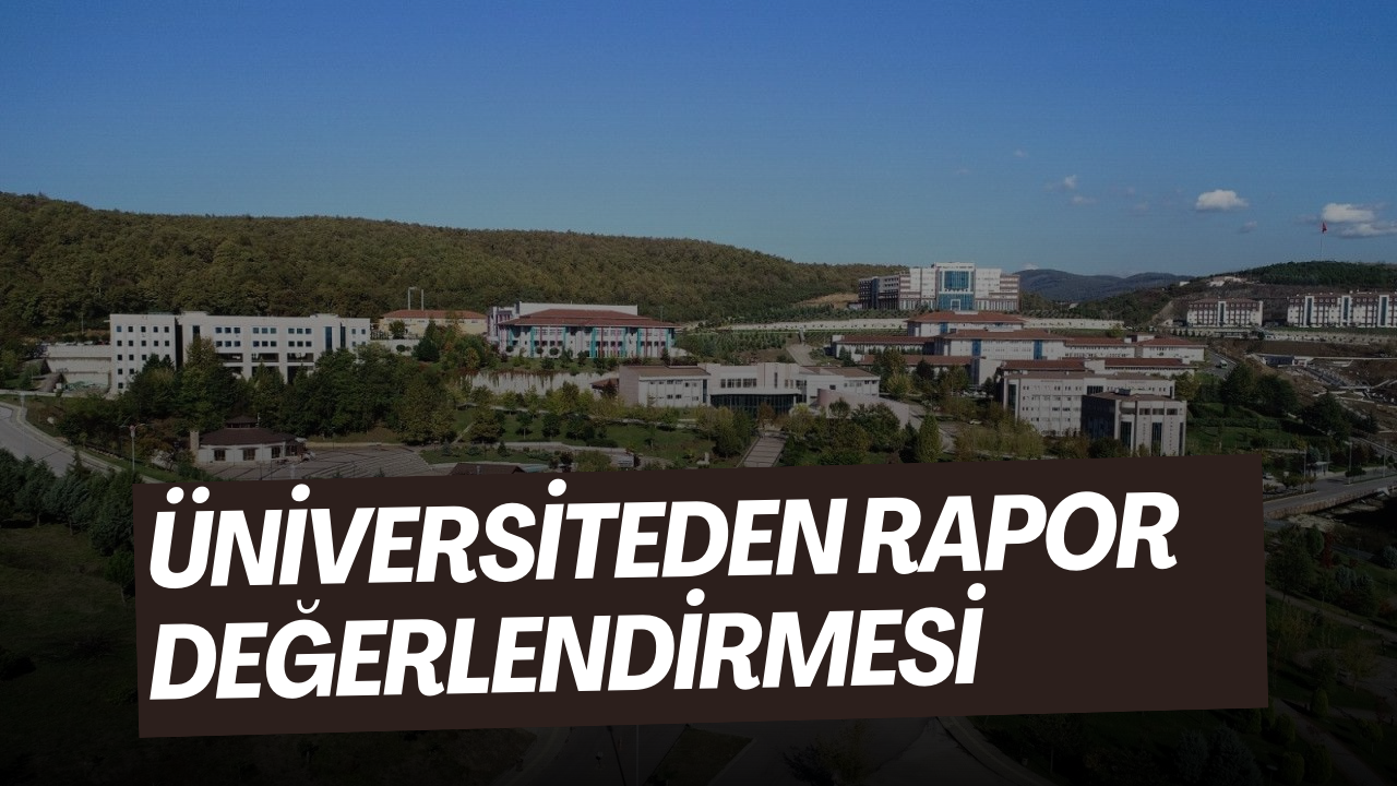 ÜNİVERSİTEDEN RAPOR DEĞERLENDİRMESİ