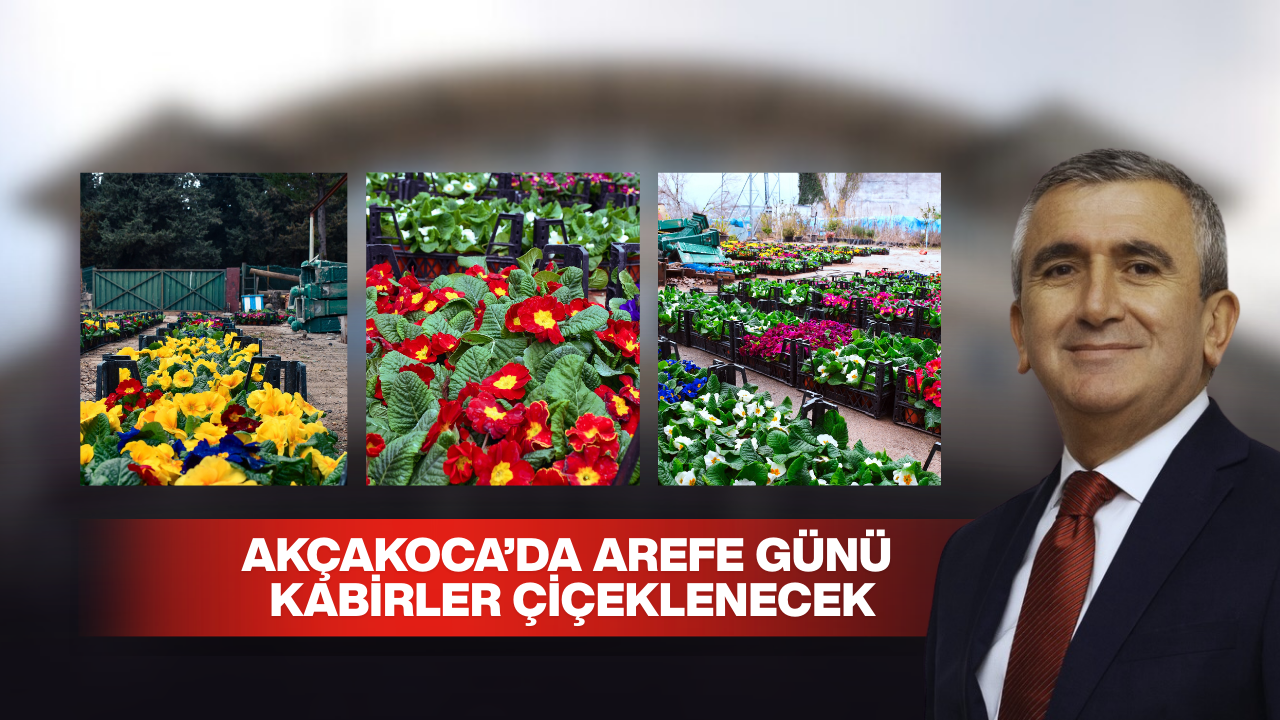 BELEDİYE, MEZARLIKLARDA VATANDAŞLARA ÜCRETSİZ ÇİÇEK DAĞITACAK