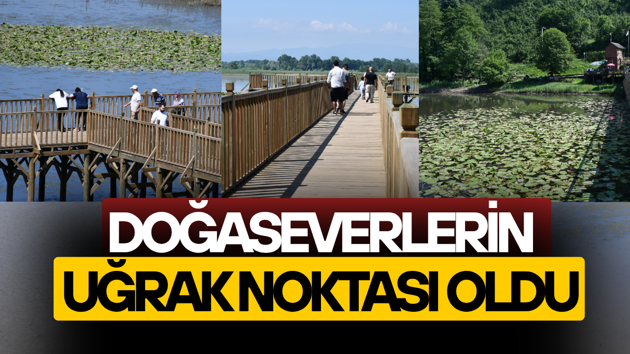 EFTENİ GÖLÜ DOĞA TUTKUNLARINI AĞIRLAMAYA DEVAM EDİYOR