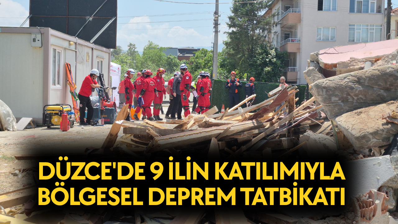 7,2 BÜYÜKLÜĞÜNDEKİ DEPREM SENARYOSU YÜRÜTÜLDÜ
