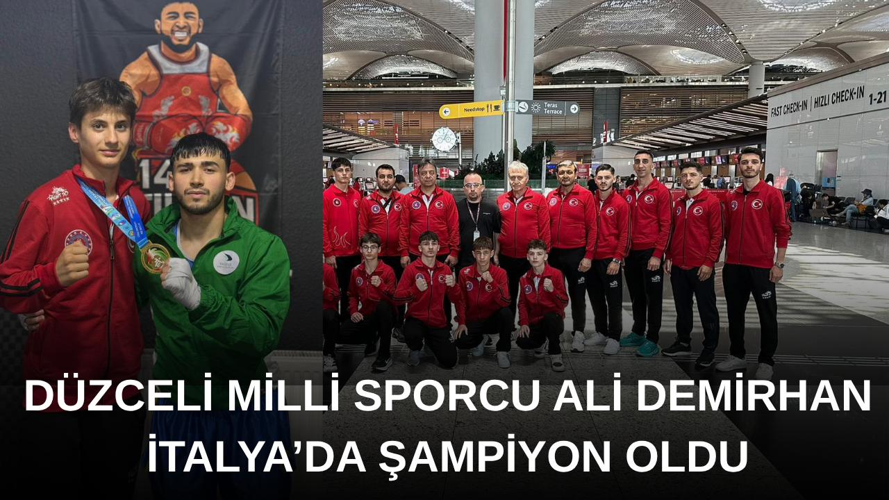 DÜZCE SPOR CAMİASINA BÜYÜK GURUR YAŞATTI