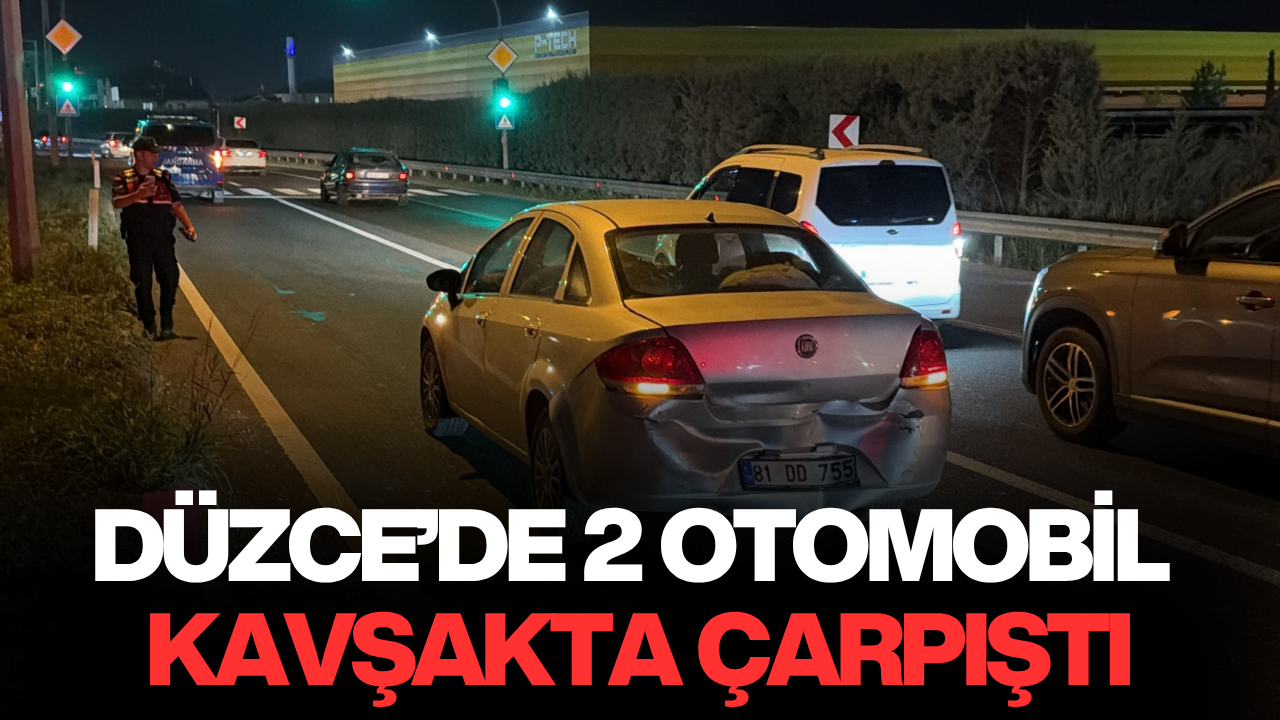 Işıklarda İki Araç çarpıştı