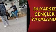 BİSİKLETİ HURDAYA ÇEVİRMİŞLERDİ