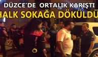 POLİS ÇIKAN KAVGAYI GÜÇLÜKLE AYIRDI