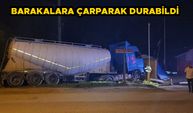 TANKER SÜRÜCÜSÜ HAFİF YARALANDI