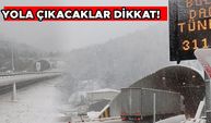 BOLU DAĞI’NDA YOĞUN KAR YAĞIŞI ETKİLİ OLUYOR