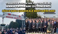 ÇANAKKALE ZAFERİ’NİN 109. YIL DÖNÜMÜ ANMA PROGRAMI DÜZENLENDİ