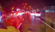 FERMUAR SİSTEMİYLE AMBULANSA YOL VERDİLER