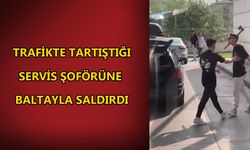 SERVİSTEKİ ÖĞRENCİLERE DEHŞETİ YAŞATTI
