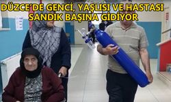 OKSİJEN TÜPLERİ İLE OYLARINI KULLANDILAR