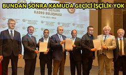 BOLU VE DÜZCE’DE 486 ORMAN İŞCİSİ KADROYA GEÇTİ