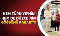 KÜÇÜK MİLLİ SPORCUMUZ BAŞKAN YAVUZ’U ZİYARET ETTİ