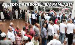 BAŞKAN VEKİLİ ALİ DİLBER PERSONELLE BAYRAMLAŞTI