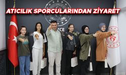 BAŞARILI SPORCULAR İL MÜDÜRÜ YAZICI’YI ZİYARET ETTİ