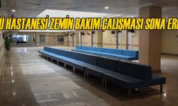 POLİKLİNİK BİNASINDAKİ BEKLEME ALANI YENİLENDİ