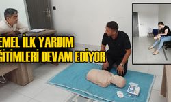 İLK YARDIM EĞİTİMLERİ UYGULAMALI OLARAK GERÇEKLEŞTİRİLDİ