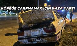 ARAÇTAKİ 3 KİŞİ YARALANDI