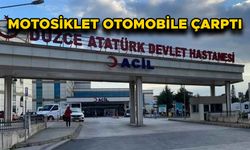 MOTOSİKLET SÜRÜCÜSÜ YARALANDI