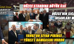 DÜZCE YÖREKS FUARI'NA YÜREĞİNİ KOYDU