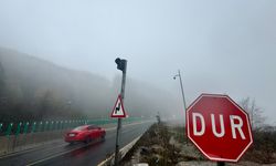 GÖRÜŞ MESAFESİ DÜŞMESİ NEDENİYLE SÜRÜCÜLER ZOR ANLAR YAŞADI