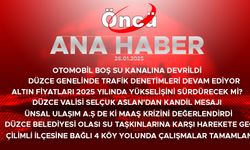 26 OCAK 2025 ÖNCÜ ANA HABER