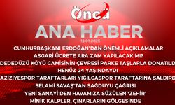 13 OCAK 2025 ÖNCÜ ANA HABER