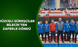 GÜREŞ TAKIMI GÖGÜSLERİ KABARTTI