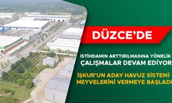 DÜZCE’DE İŞVERENLER İŞ ARAYAN YÜZLERCE KİŞİYE ULAŞTI