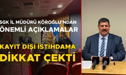 “KAYIT DIŞI İSTİHDAM GELECEK KUŞAKLARIN GÜVENCESİNİ RİSKE SOKMAKTADIR”