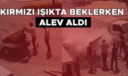 YANAN OTOMOBİLİ DUYARLI VATANDAŞLAR SÖNDÜRDÜ
