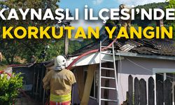 TEK KATLI EVDE ÇIKAN YANGIN İTFAİYENİN MÜDAHALESİ İLE SÖNDÜRÜLDÜ
