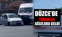 HASTA TAŞIYAN AMBULANS OTOMOBİLLE ÇARPIŞTI