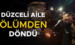 KAMYONUN OTOMOBİLLE ÇARPIŞTIĞI KAZADA 3 KİŞİ YARALANDI