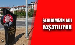“ŞEHİT UFUK BAYSAN KAVŞAĞI” TABELASI YERLEŞTİRİLDİ