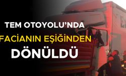 TIR’A ARKADAN ÇARPAN KAMYON SÜRÜCÜSÜ YARALANDI