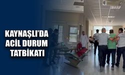KAYNAŞLI'DA BEYAZ, GRİ VE MAVİ KOD TATBİKATI
