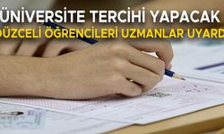 “ÜNİVERSİTE TERCİHİNİZİ SADECE SINAV PUANINA BAKARAK YAPMAYIN”