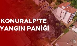 BİNALARIN ARASINDAKİ YANGIN KORKUTTU