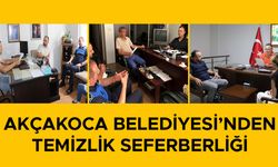 AKÇAKOCA BELEDİYESİ “TEMİZ KENT EYLEM PLANI” KAPSAMINDA SAHADA