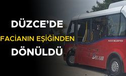 KAMYON HALK OTOBÜSÜNE ÇARPTI: 4 YARALI