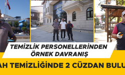 TEMİZLİK PERSONELLERİNDEN ÖRNEK DAVRANIŞ