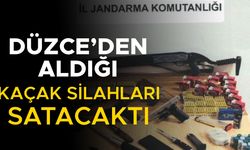 SİLAH KAÇAKÇISI KOMŞUDA YAKALANDI