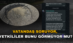 DEFALARCA ŞİKAYETE RAĞMEN YOL KÖSTEBEK YUVASI