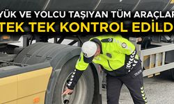 DÜZCE’DE TİCARİ ARAÇLARA YÖNELİK DENETİMLER DEVAM EDİYOR