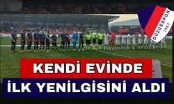 DÜZCESPOR, KENDİ SAHASINDA İLK MAĞLUBİYETİNİ ALDI