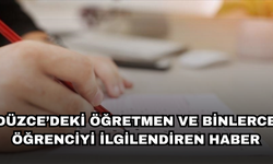 YENİ SİSTEM DÜZCE’DEKİ OKULLARIN TÜM KADEMELERİNDE YAPILANDIRILACAK