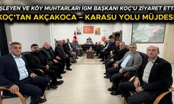 “AKÇAKOCA – KARASU YOLU’NDA ÇALIŞMALARA 2026’DA BAŞLANACAK”