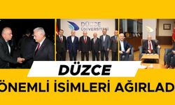 ONUR KONUKLARINDAN REKTÖRE ZİYARET