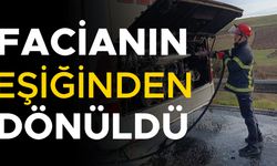 YOLCU OTOBÜSÜ ALEVLERE TESLİM OLDU…